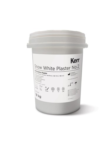 Snow White Plaster Yeso Tipo 2 Bote 18Kg