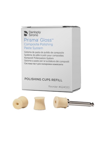 Prisma Gloss Pulidores Copas Caja Reposición 100 unidades Dentsply