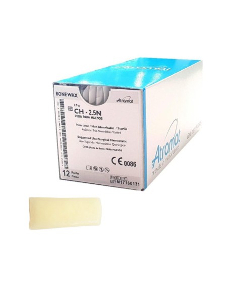 Cera para Hueso, Hemostático, Bonewax 12 uds Atramat