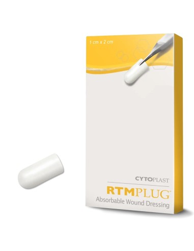 Esponja Hemostática Colágeno Cytoplast RTM Plug 10x12mm Caja 10 uds Osteogenics