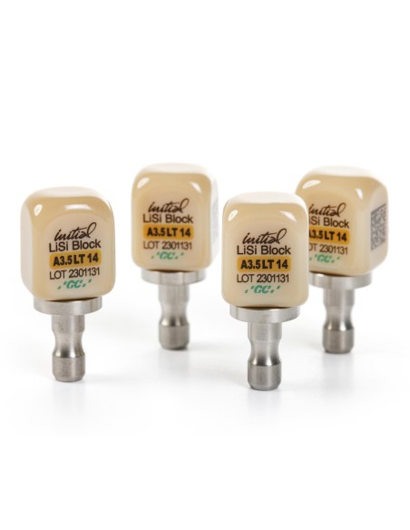 Initial LiSi Block LT n.14 Bloque CAD/CAM Cerec Disilicato de Litio Caja 5 uds GC