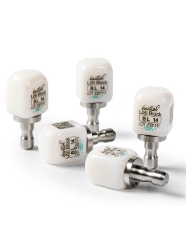 Initial LiSi Block Cerec BL n.14 Bloque CAD/CAM Disilicato de Litio Caja 5 uds GC