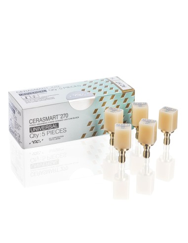 Cerasmart270 Universal, Bloque CAD/CAM HT n.14 Cerámica 5 uds GC