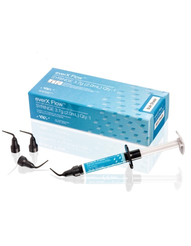 EverX Flow Bulk Shade Composite Fluido Jeringa Reposición 3,7g GC