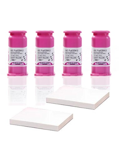 FujiCEM 2 Cemento de Ionómero 2 Cartuchos Reposición Automix 13x3g.