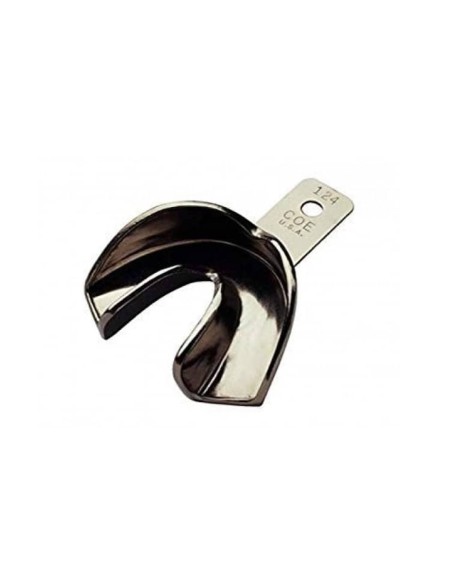 Cubeta Coe Impresión Dental Inferior con Retención, Lisa, Niquel, 1 unidad GC