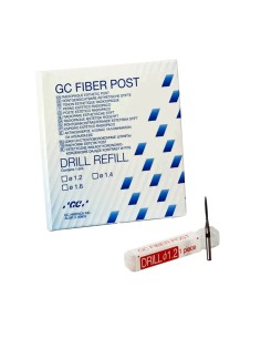 Fresa para Fiber Post Poste de Fibra, 1,2mm rojo GC