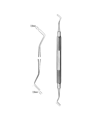 Instrumento Obturación 2,0mm Mango Ergoform Carl Martin