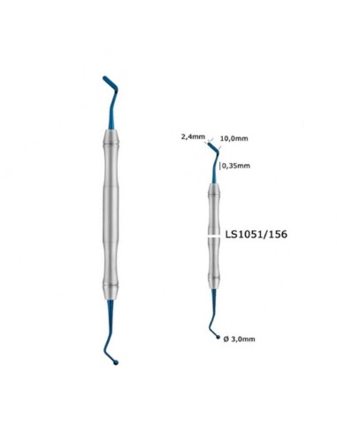 Instrumento Composite Bulk Fillings LiquidSteel PolyFill Plasma+ Espátula - Bola Carl Martin