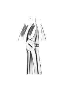 Fórceps Molares Estropeados Superior Derecha Fig. 89 Carl Martin 2