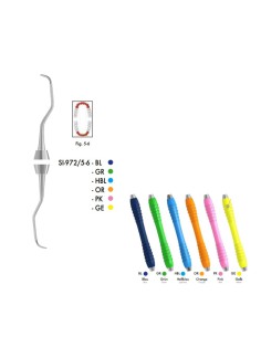 Cureta Gracey 5-6 Anterior Colori Silikon Liquid Steel Carl Martin 2