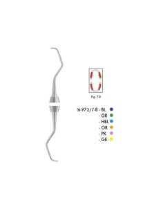 Cureta Gracey 7-8 Bucal Colori Silikon Liquid Steel Carl Martin 2