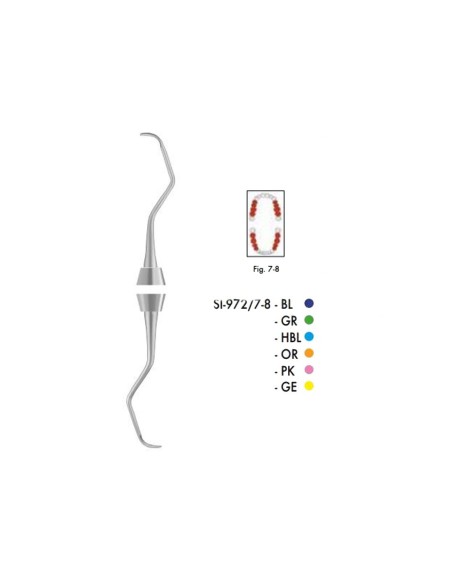 Cureta Gracey 7-8 Bucal Colori Silikon Liquid Steel Carl Martin