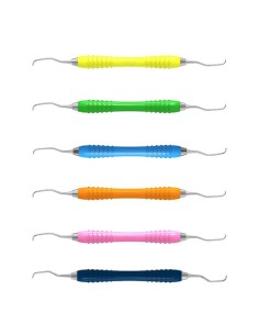 Cureta Gracey 11-12 Mesial Colori Silikon Liquid Steel Carl Martin