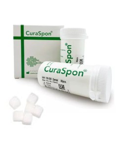 Esponjas Hemostáticas Gelatina CuraSpon Dental 50 1x1x1cm 50 uds Atramat
