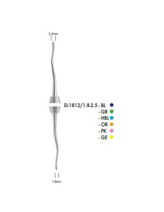 Tunelizador 1.8-2.5mm Colori Silikon LiquidSteel Periodoncia Carl Martin 2