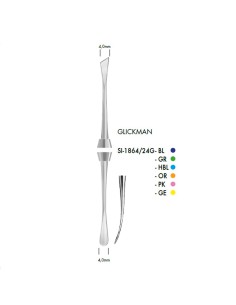 Periostótomo Glickmann 4.0 Colori Silikon LiquidSteel Implantología Carl Martin 2