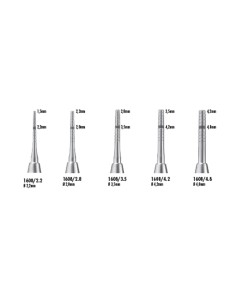 Osteotomo Recto Separador de Hueso, Punta Milimetrada Grosor 2,2mm 2,8mm 3,5mm 4,2mm 4,8mm Carl Martin 2