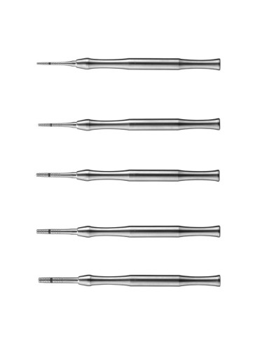 Osteotomo Recto Separador de Hueso, Punta Milimetrada Grosor 2,2mm 2,8mm 3,5mm 4,2mm 4,8mm Carl Martin