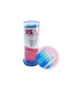 Bastoncillos Aplicadores Finos, Amarillos, Desechables Bote 100 uds SKS Dental 2