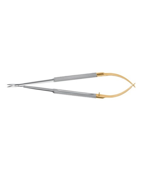 Tijeras Barraquer Mikro Tungsteno 15cm Carl Martin