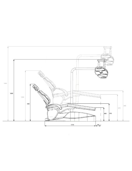 Sillón Dental Quirúrgico M3 Bader