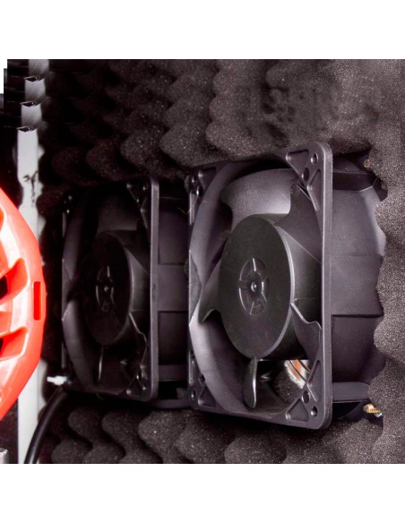 Compresor de Aire Insonorizado 50 L, 4 Cilindros Secador 1200W 2 Equipos Dentales Bader