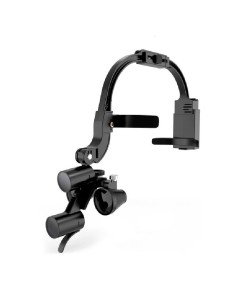 Lupa Dental Casco Binocular 2.5x Luz Dr. King Bader 2