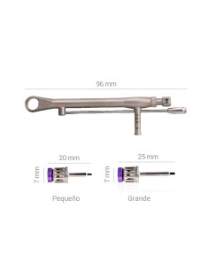 Kit Destornillador Manual Implantes y Accesorios Bader 2