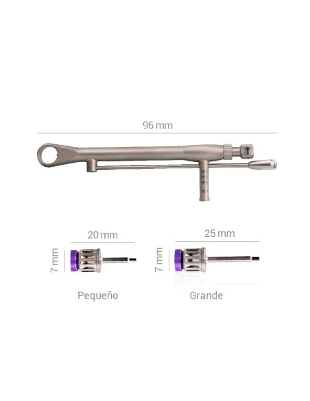 Kit Destornillador Manual Implantes y Accesorios Bader