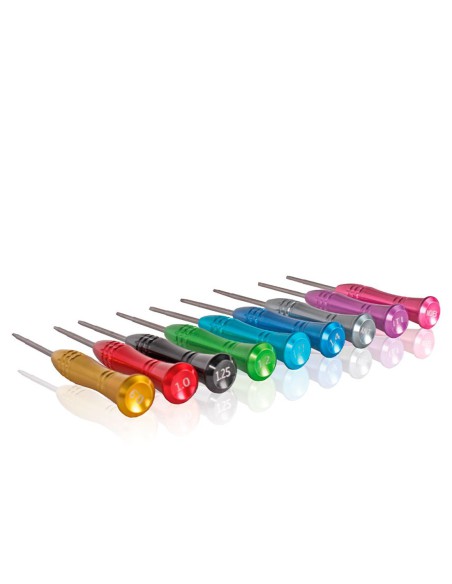 Kit Destornillador Implantes Laboratorio Dental 9 uds Bader