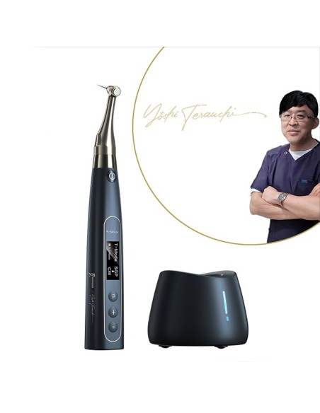 Motor Endodoncia Inalámbrico Ai Motor Terauchi Black Edition CA Super Mini 6:1, Recíproco, T-Mode, Localizador Woodpecker