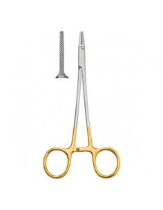 Porta agujas Barraquer Tungsteno 18 cm Carl Martin