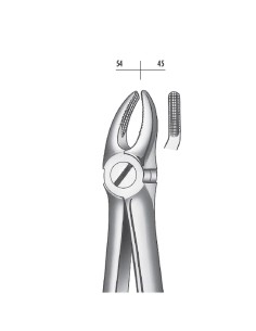 Fórceps Extracción Büchs Premolares Superiores, Modelo Pequeño, Carl Martin