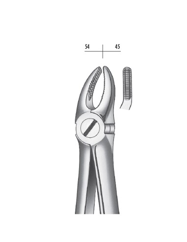 Fórceps Extracción Büchs Premolares Superiores, Modelo Pequeño, Carl Martin