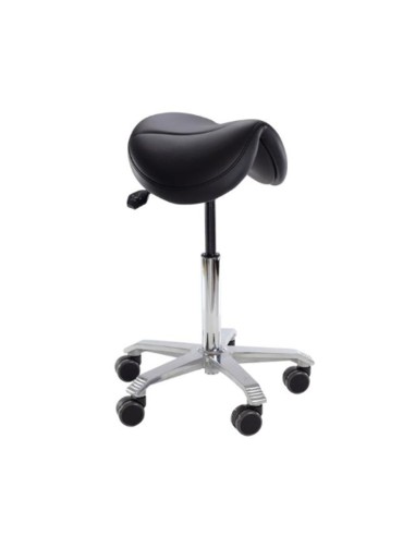 Taburete Consulta Dental Jumper Asiento Verde 44 cm.