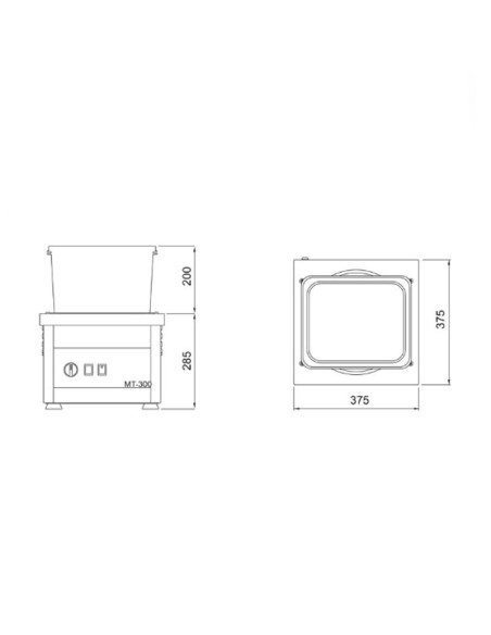 Pulidora Magnética MT-300 con Extractor de Púas Carga máx. 1500g Estmon