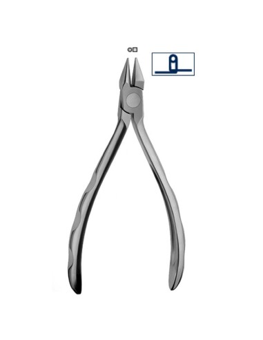 Alicate Universal Conformador Loops Max. Ø 0,7mm Ángulo Bird Beak Carl Martin