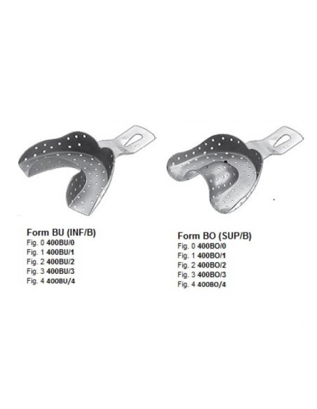 Set Cubetas para Impresión Ehricke, Perforadas, Superior e Inferior, 10 unidades Carl Martin