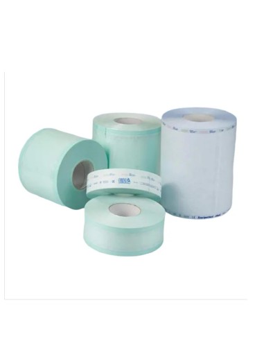 Rollo Esterilización Autoclave 200 m Anchos 7,5 a 30 cm Omnia