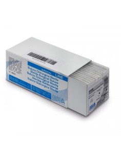Sutura PTFE USP 4/0 Aguja 16mm con Punta Cortante 3/8 Círculo, Hebra 75cm Caja 12 uds Omnia 2