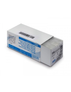 Sutura PTFE USP 3/0 Aguja 19mm 3/8 Círculo Punta Cortante, Hebra 75cm Estéril Caja 12 uds Omnia 2