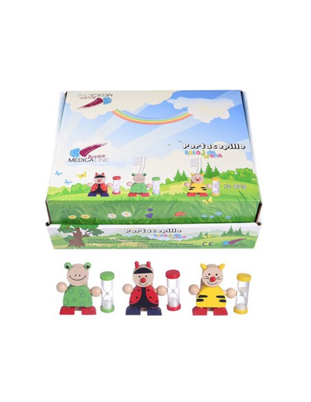 Portacepillo Junior con Reloj de Arena 12u. Medicaline