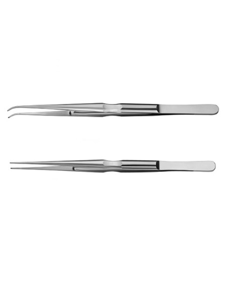 Pinza Mikro para Cirugía 0,8mm 18 cm Recta o Curvada LiquidSteel Carl Martin