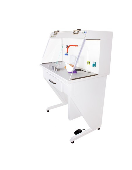 Módulo de Repasado con Aspiración, Luz y Filtro Teflón Bader