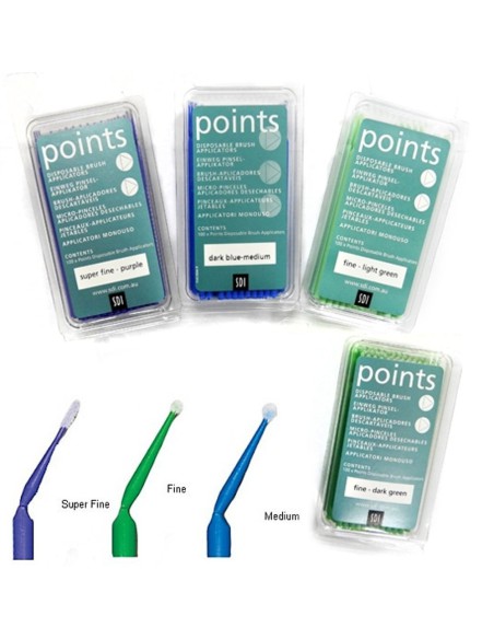 Micro Pinceles Aplicadores Desechables Surtido 400uds SDI