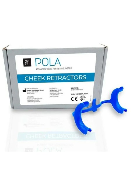 Pola Retractor de Mejillas, Blanqueamiento, Azul, 5 unidades de SDI