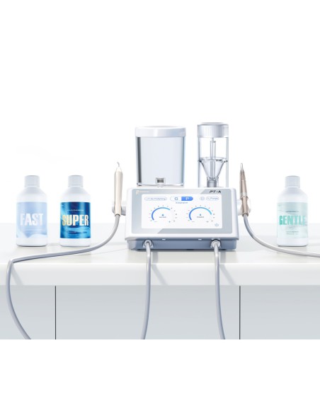 Escaler de Ultrasonidos con Aeropulidor PT-A Woodpecker, Doble Depósito de Agua