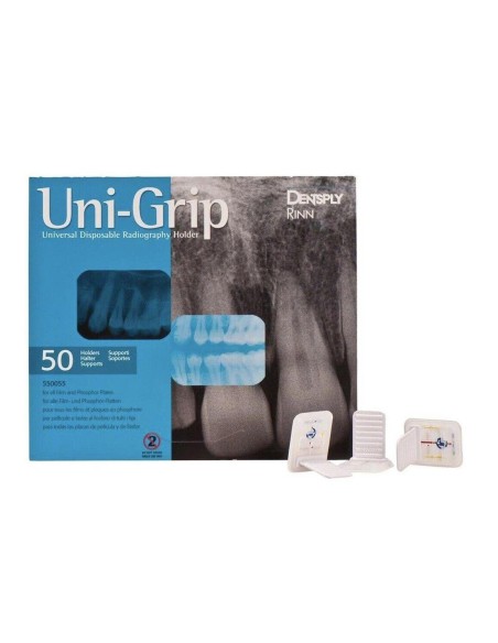 Soporte para Películas y Placas de Fósforo Uni-Grip Rayos X 50 uds Dentsply