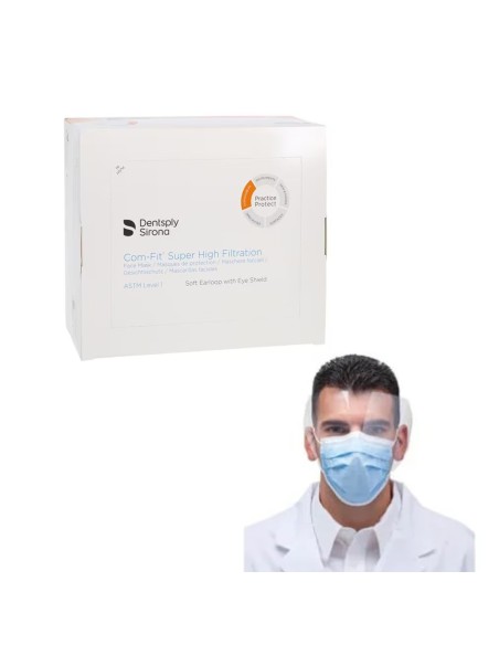 Com-Fit Super High Filtration con Pantalla, ASTM Nivel 1, Caja 25 uds Dentsply